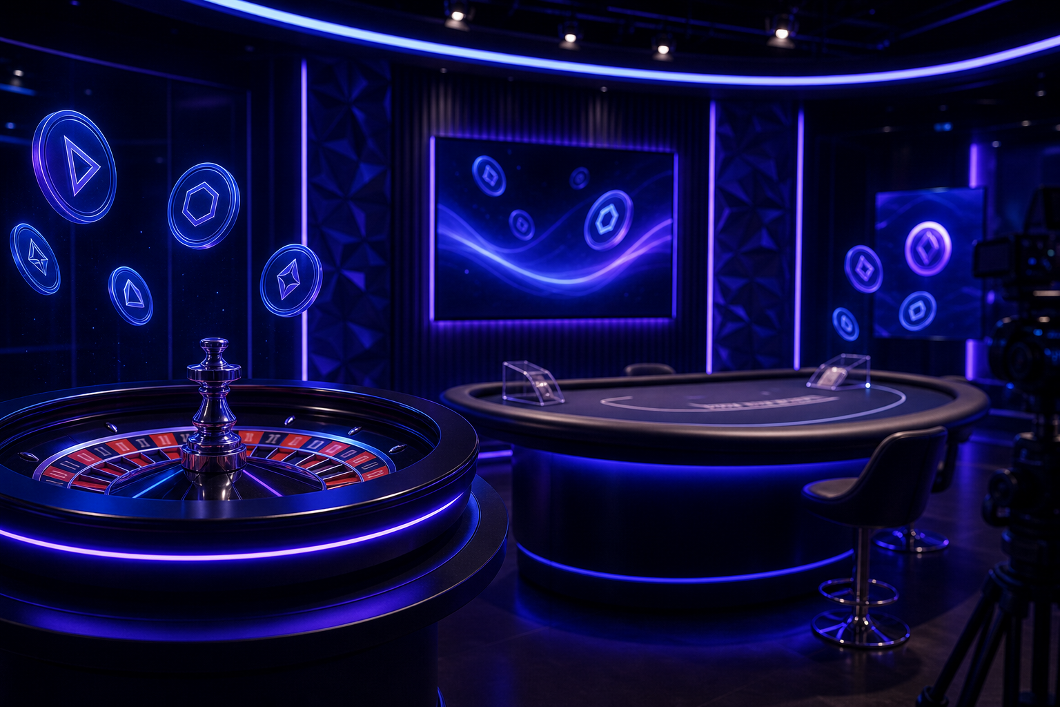 Crypto live casino with real dealers – live blackjack, roulette and baccarat streamed in HD with stakes in BTC, ETH and USDT